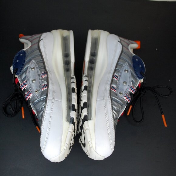 Nike Air Max 98 White Starfish Shoes USA Colors CQ3990-100 - Picture 3 of 7